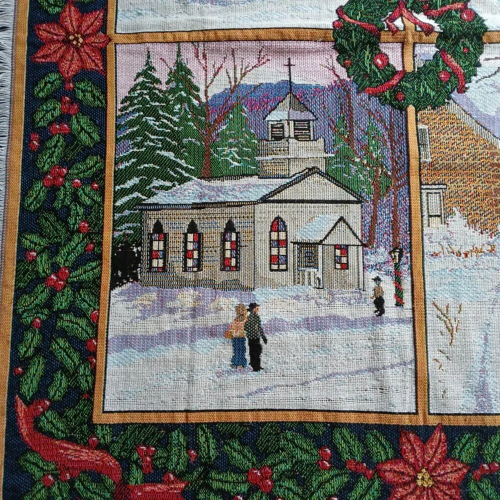 Christmas blanket throw by Crown Crafts. Read